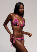 Playful Women's Bikini Swimsuit - 'Spoil Me, I Swim Alone' - Summer Beachwear, Pool Party, Tropical Getaway, Vacation Essentials