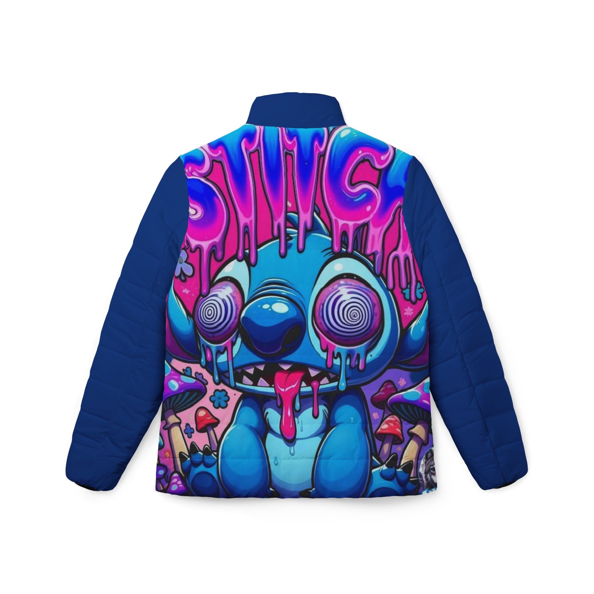 Copy of Psychedelic Puffer Jacket, Trendy Outerwear, Streetwear Jacket, Graphic Coat, Cozy Fashion Layer