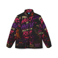 From hurt to hustle Puffer Jacket — “From Hurt to Hustle” Neon Streetwear Puffer